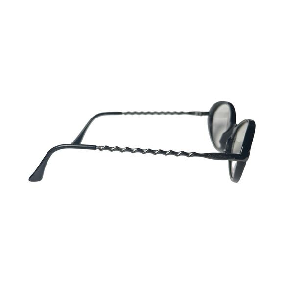 Yves Saint Laurent Eyeglasses 5085 Y505 Black/Gunmetal Oval Frame 53[]18 135 - Picture 4 of 8